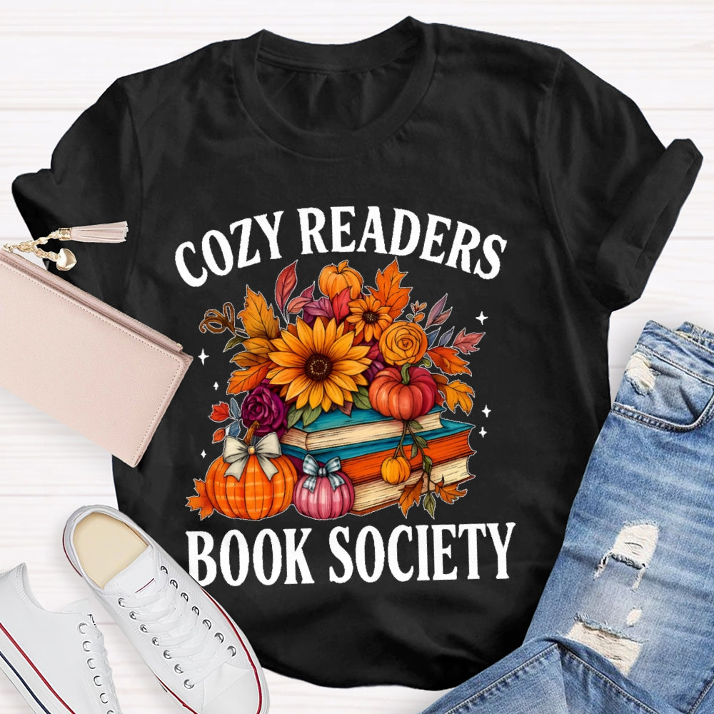 Cozy Readers Book Society T-shirt