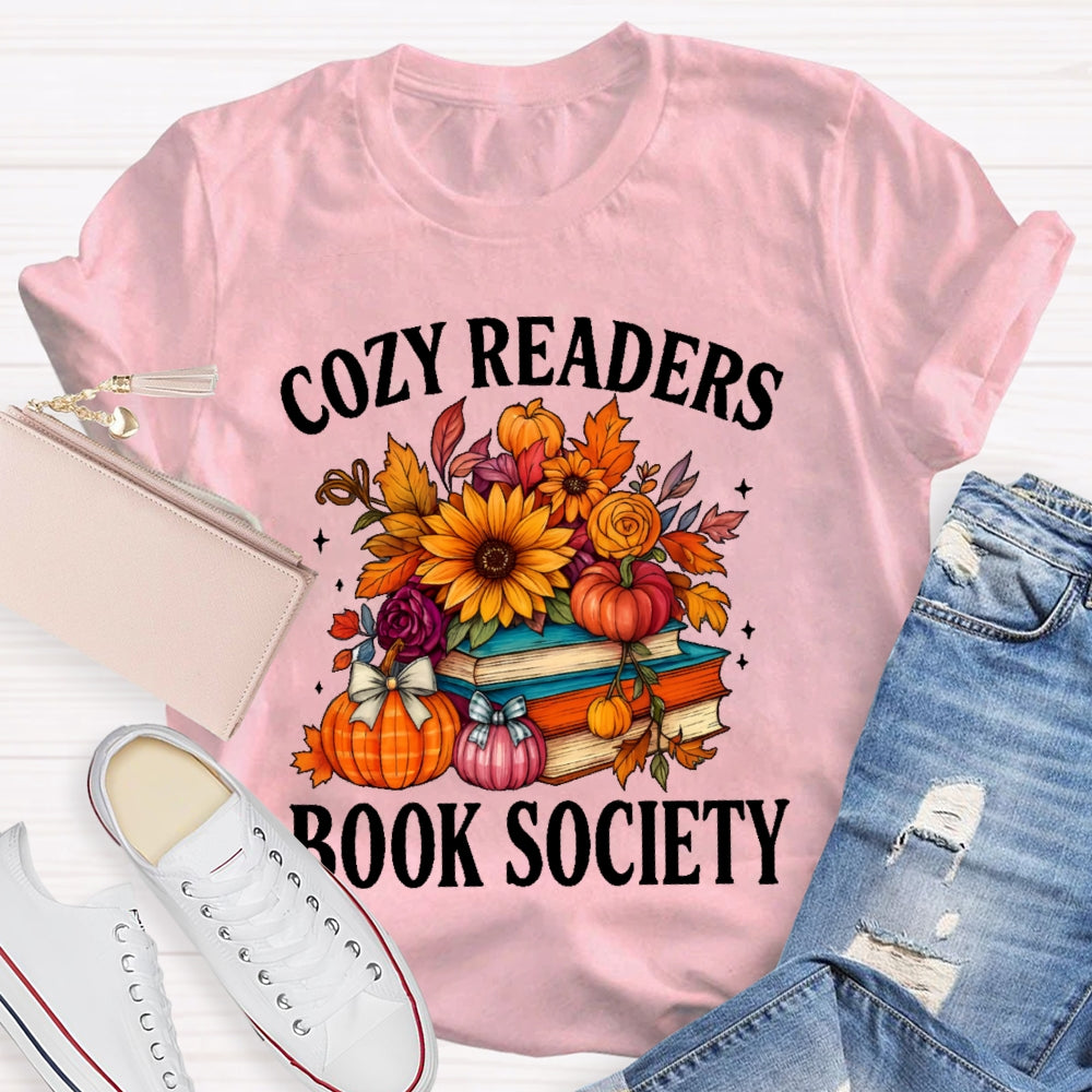 Cozy Readers Book Society T-shirt