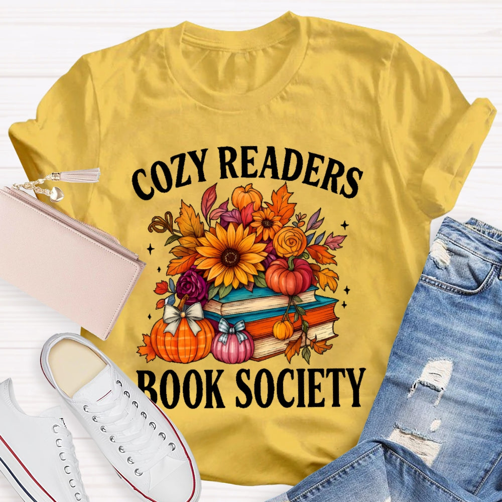 Cozy Readers Book Society T-shirt