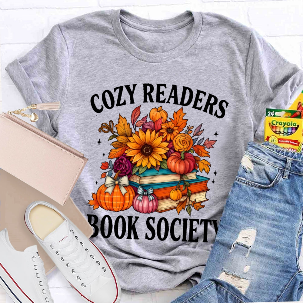 Cozy Readers Book Society T-shirt