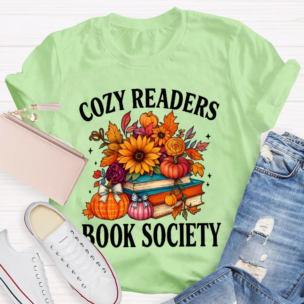 Cozy Readers Book Society T-shirt