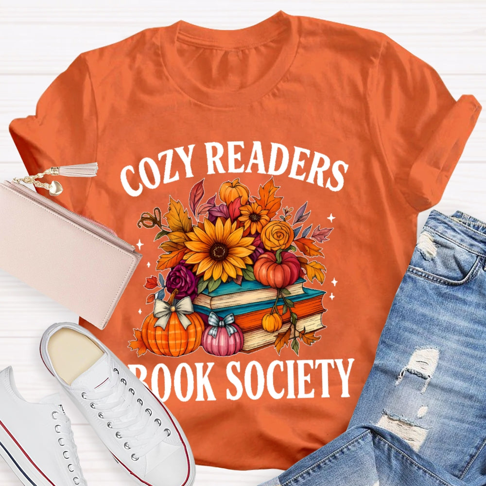 Cozy Readers Book Society T-shirt