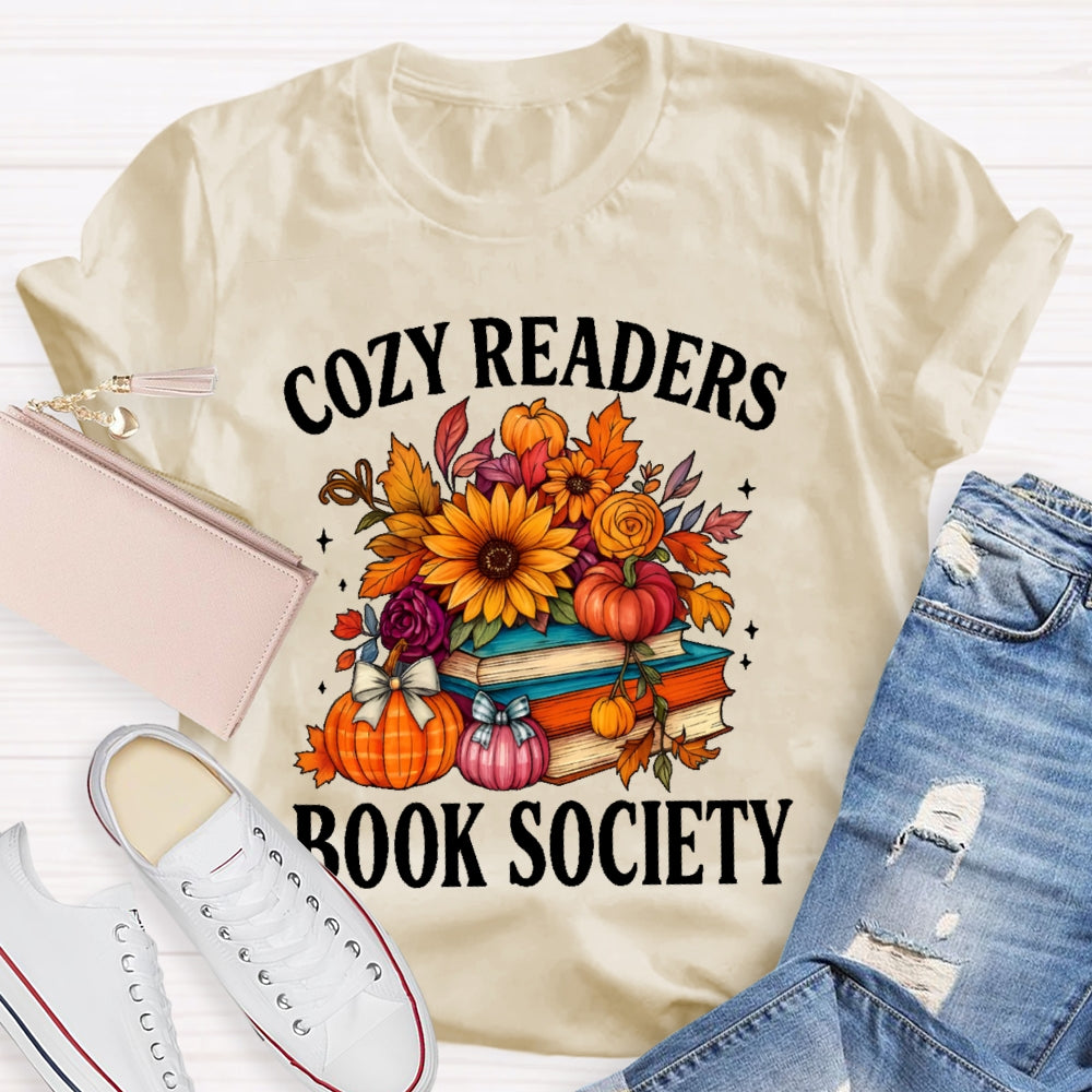 Cozy Readers Book Society T-shirt