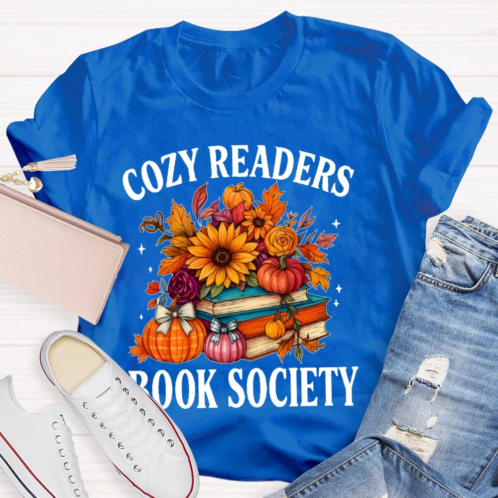 Cozy Readers Book Society T-shirt