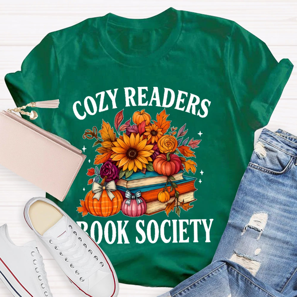 Cozy Readers Book Society T-shirt
