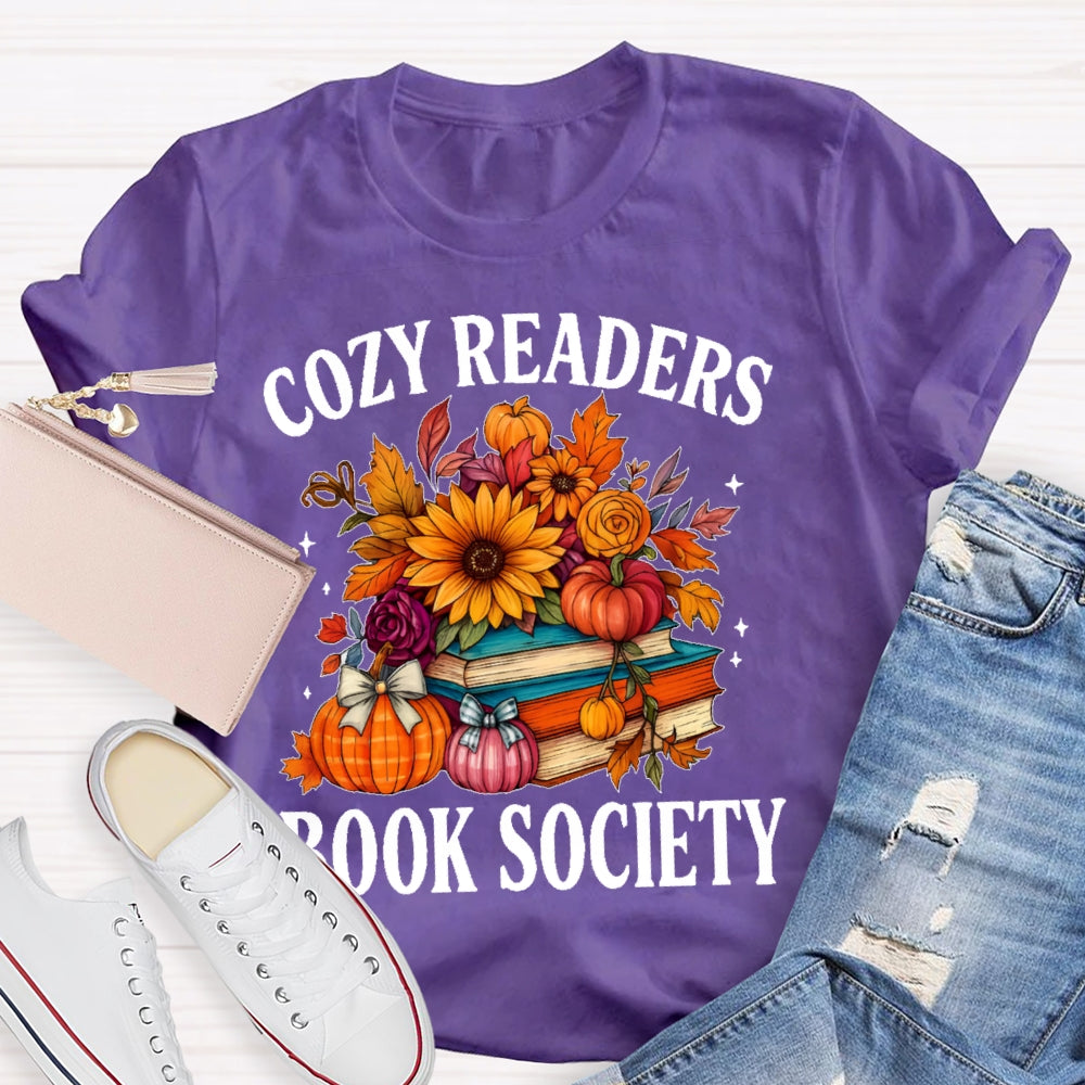 Cozy Readers Book Society T-shirt