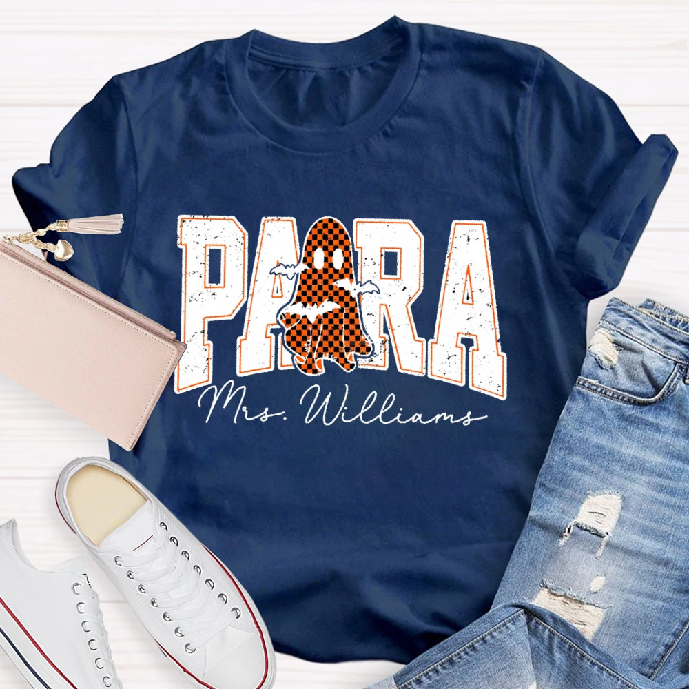 Personalized Name Para Halloween T-shirt