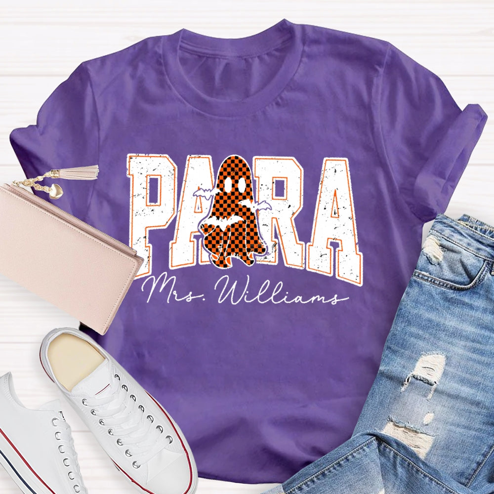 Personalized Name Para Halloween T-shirt