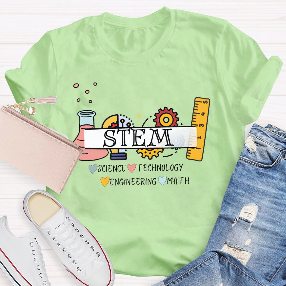 Stem Science Technology Engineering Math T-shirt