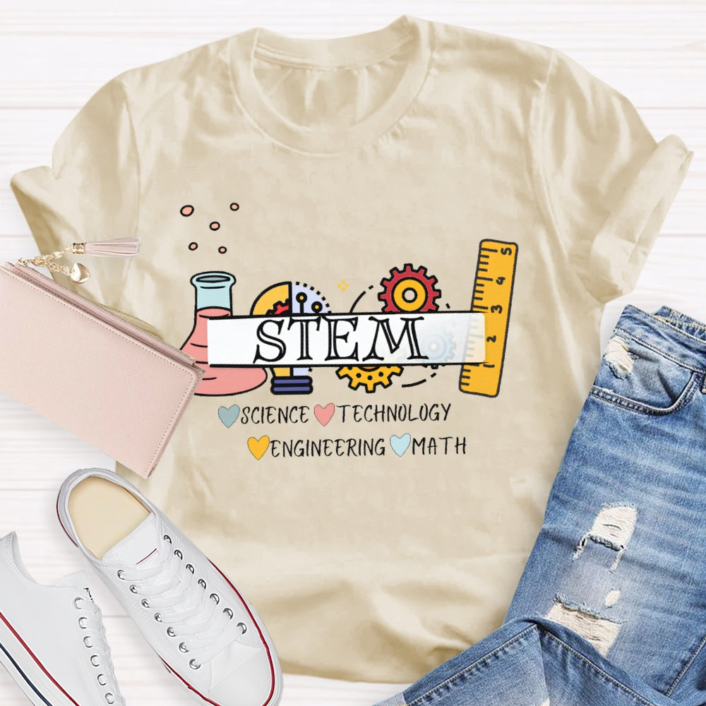Stem Science Technology Engineering Math T-shirt