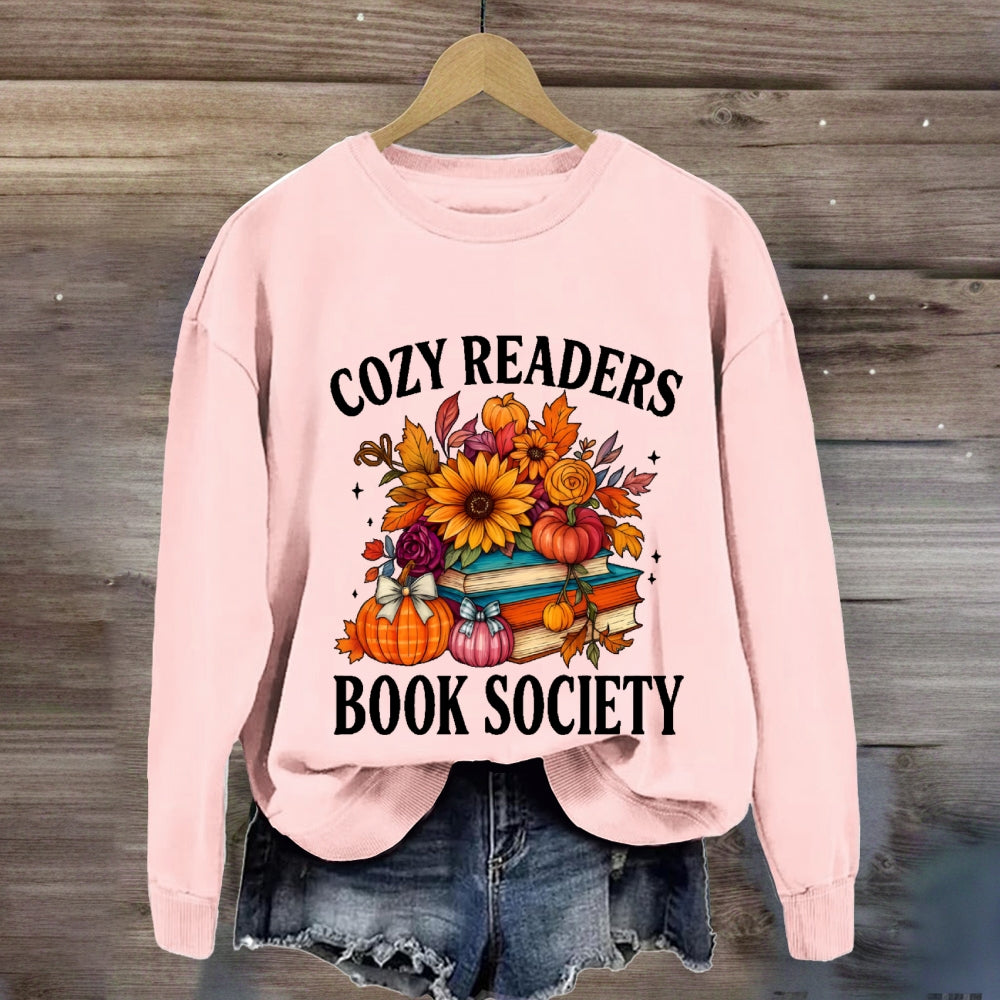 Cozy Readers Book Society Sweatshirt