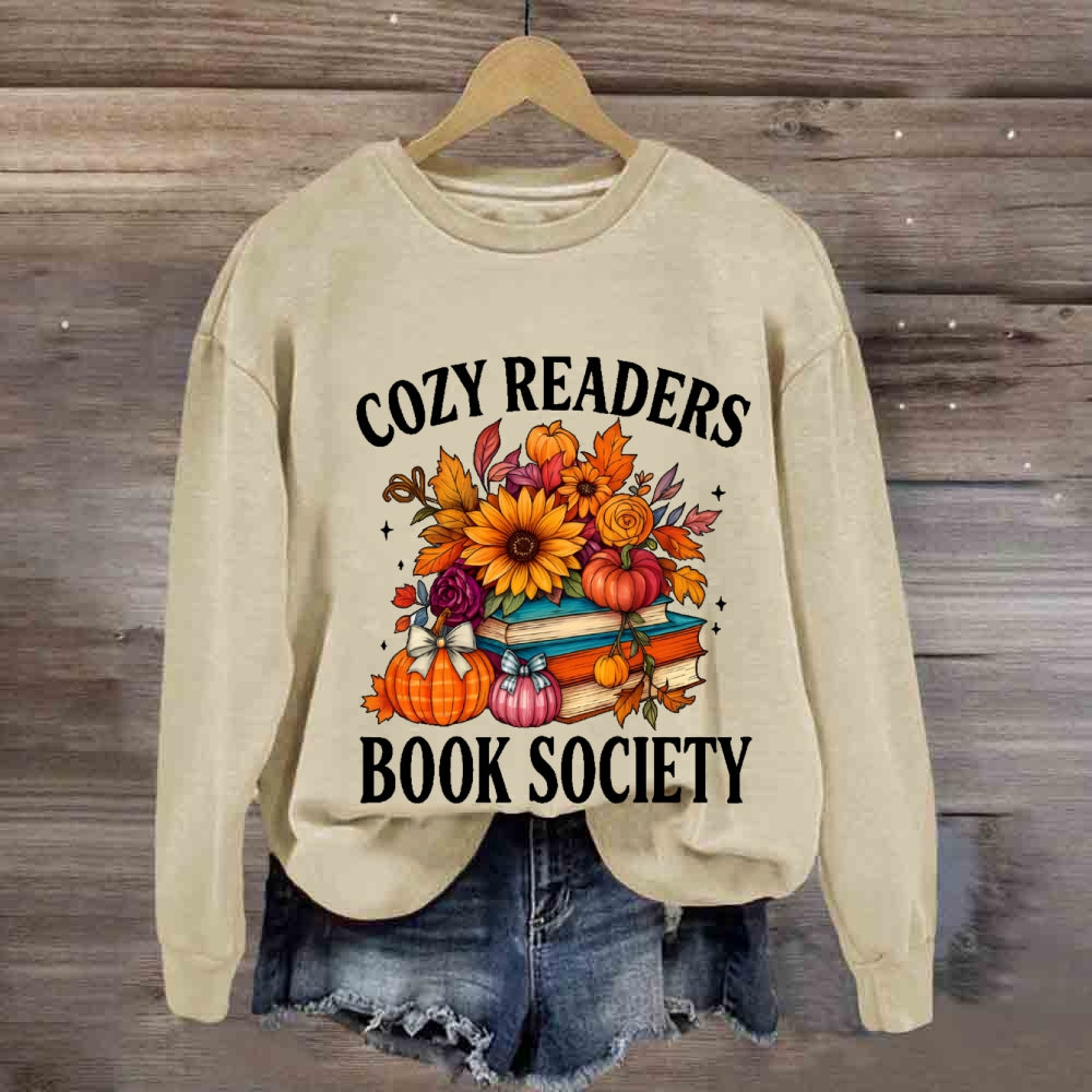 Cozy Readers Book Society Sweatshirt