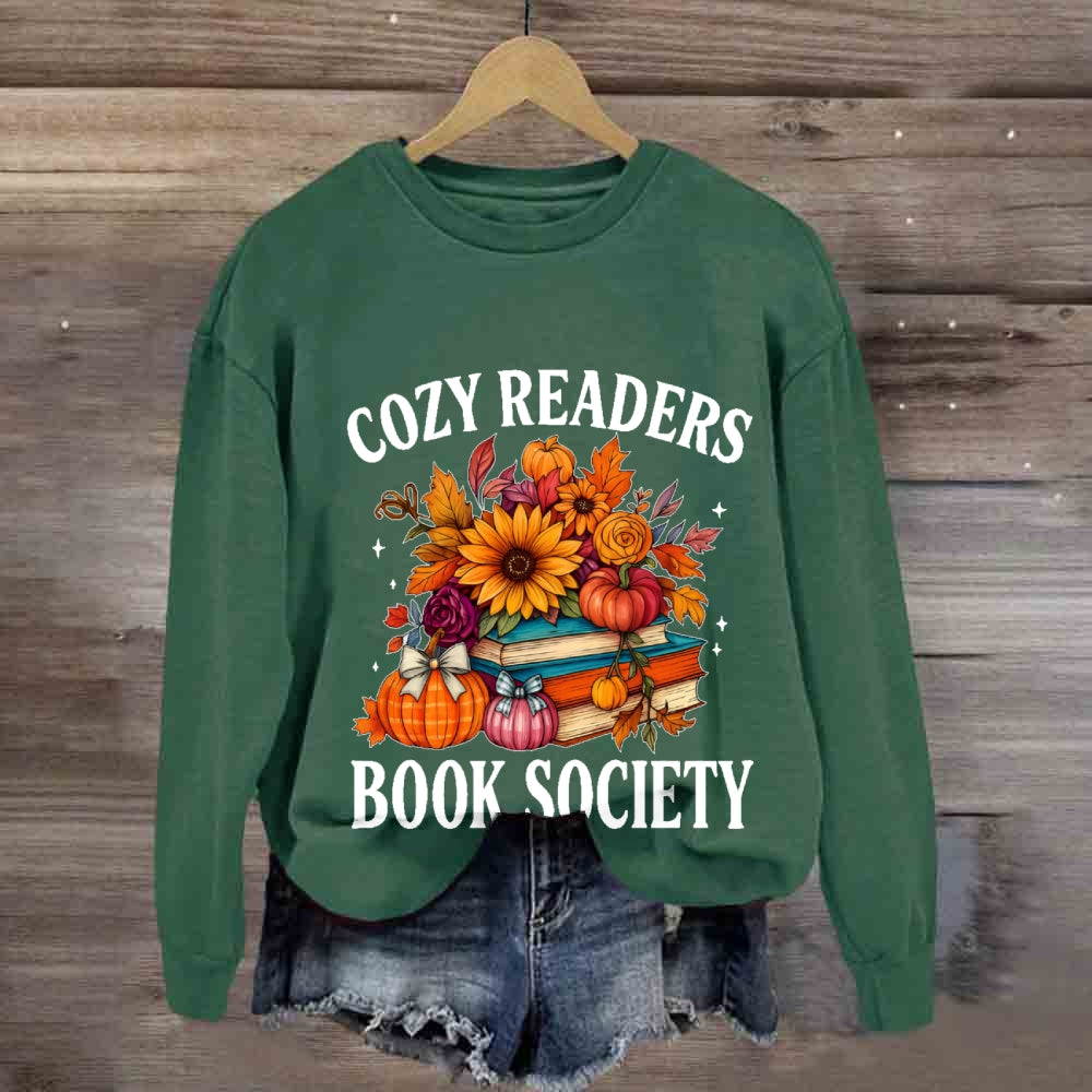Cozy Readers Book Society Sweatshirt