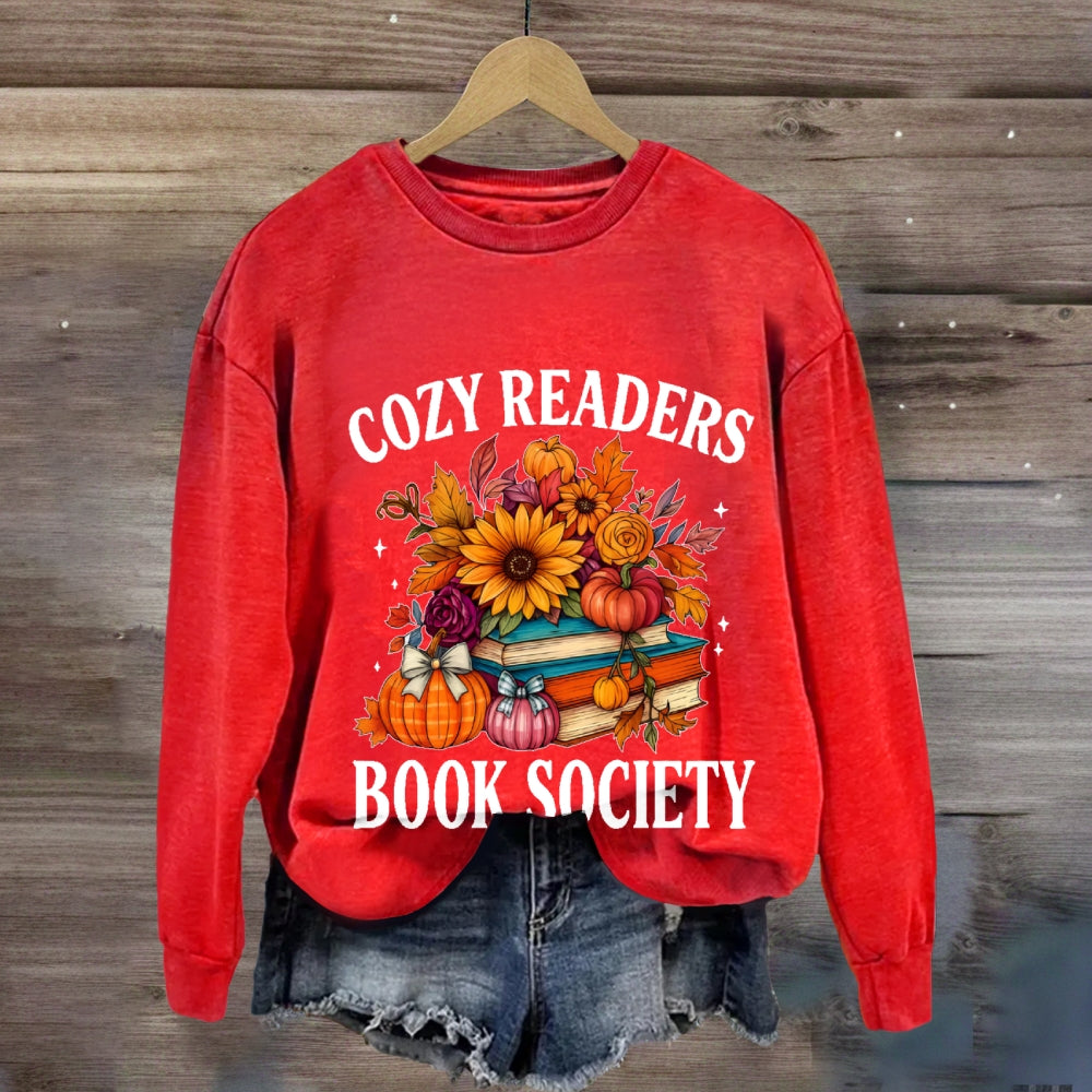 Cozy Readers Book Society Sweatshirt
