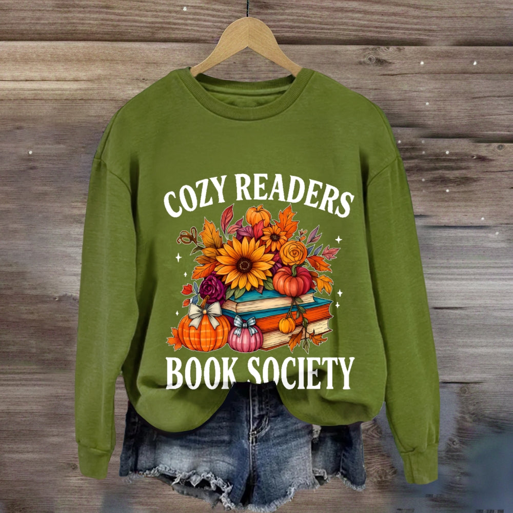Cozy Readers Book Society Sweatshirt