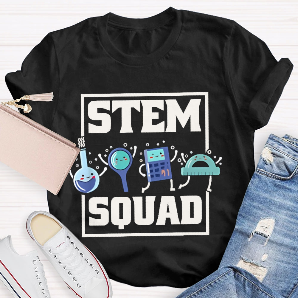 Stem Squad Science Technology Engineering Math T-shirt