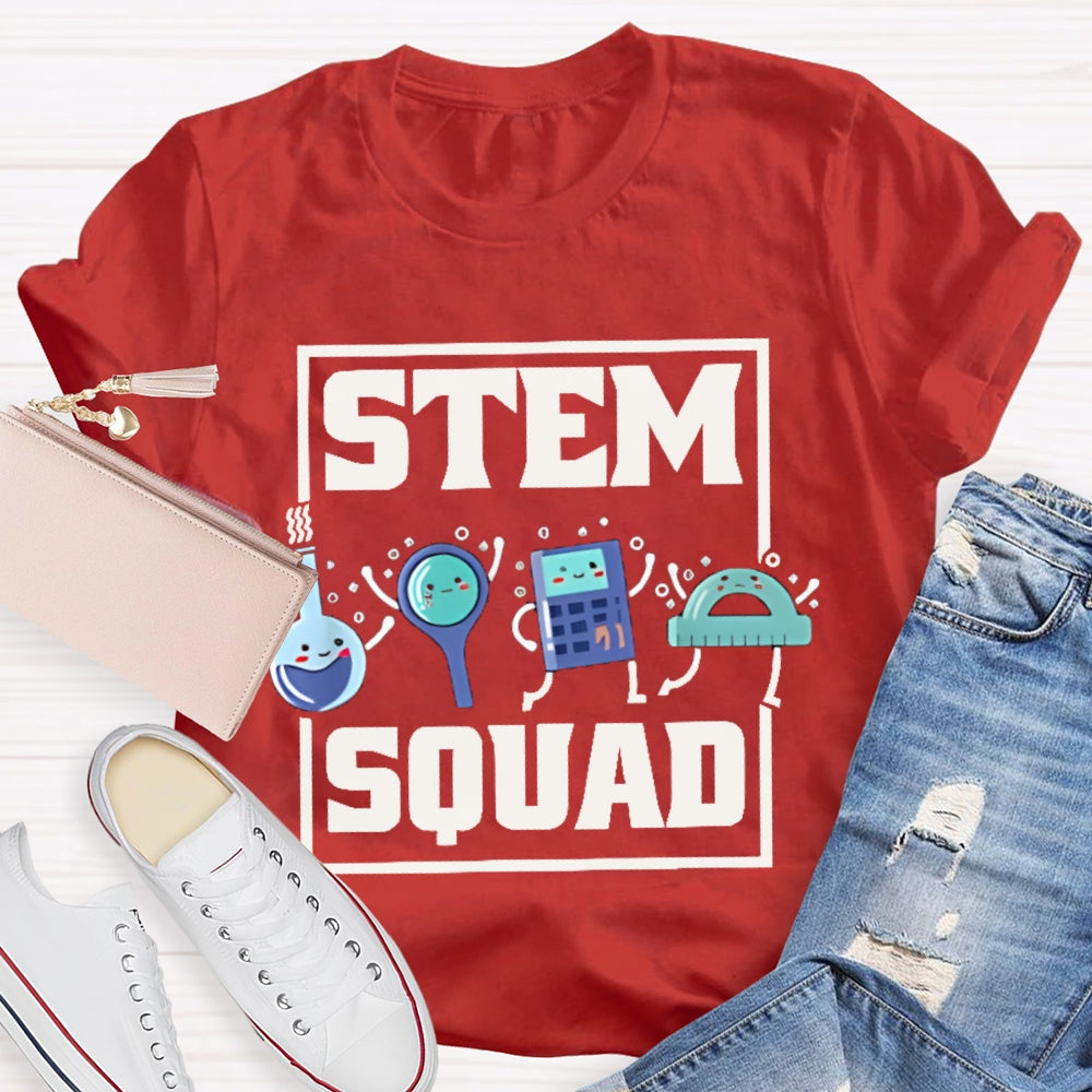 Stem Squad Science Technology Engineering Math T-shirt