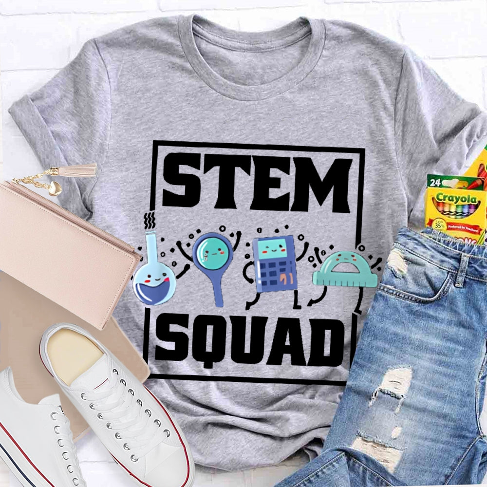 Stem Squad Science Technology Engineering Math T-shirt