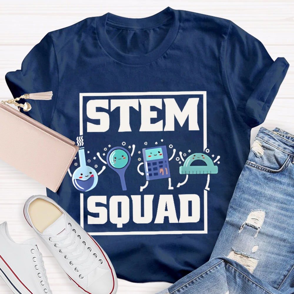 Stem Squad Science Technology Engineering Math T-shirt