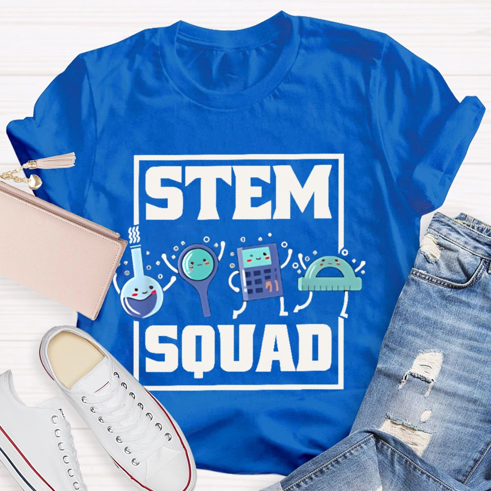 Stem Squad Science Technology Engineering Math T-shirt