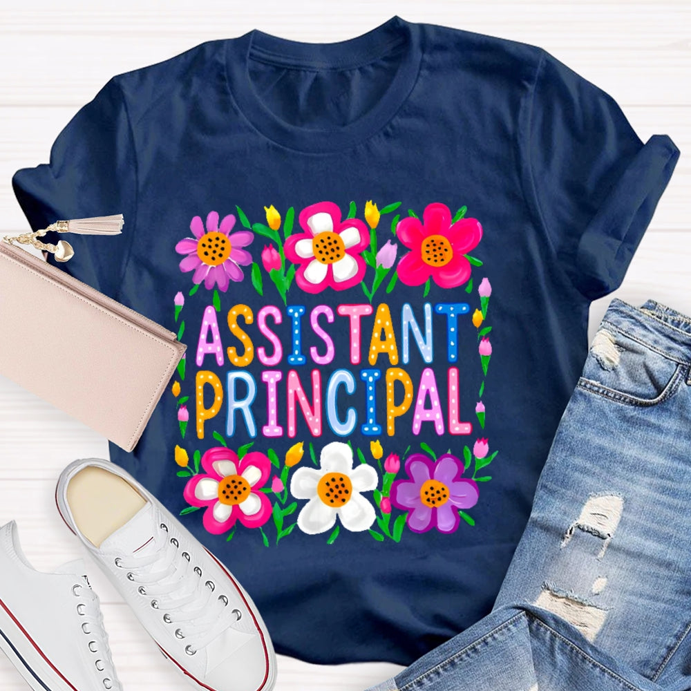 Assistant Principal Flowers T-shirt