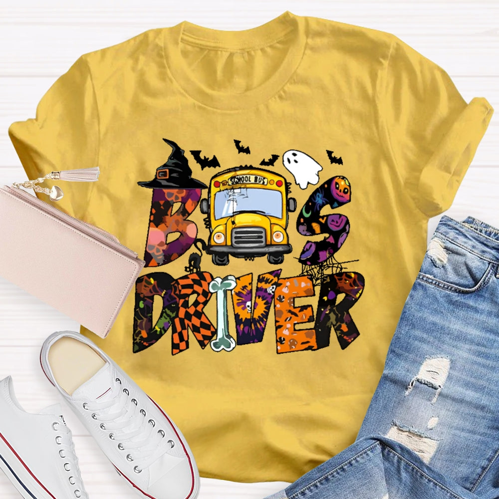 Bus Driver Halloween Cute T-shirt