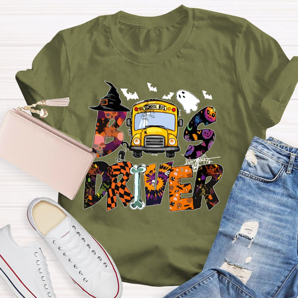 Bus Driver Halloween  Cute T-shirt