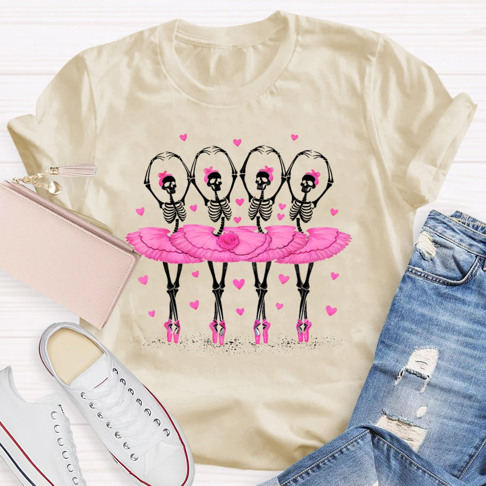 Dancing Skull Halloween T-shirt