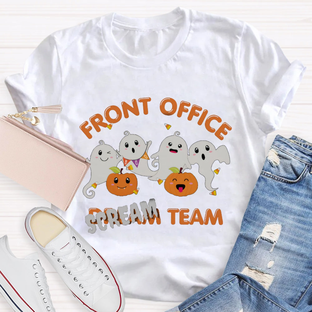 Front Office Scream Team Little Ghosts And Pumpkins T-shirt