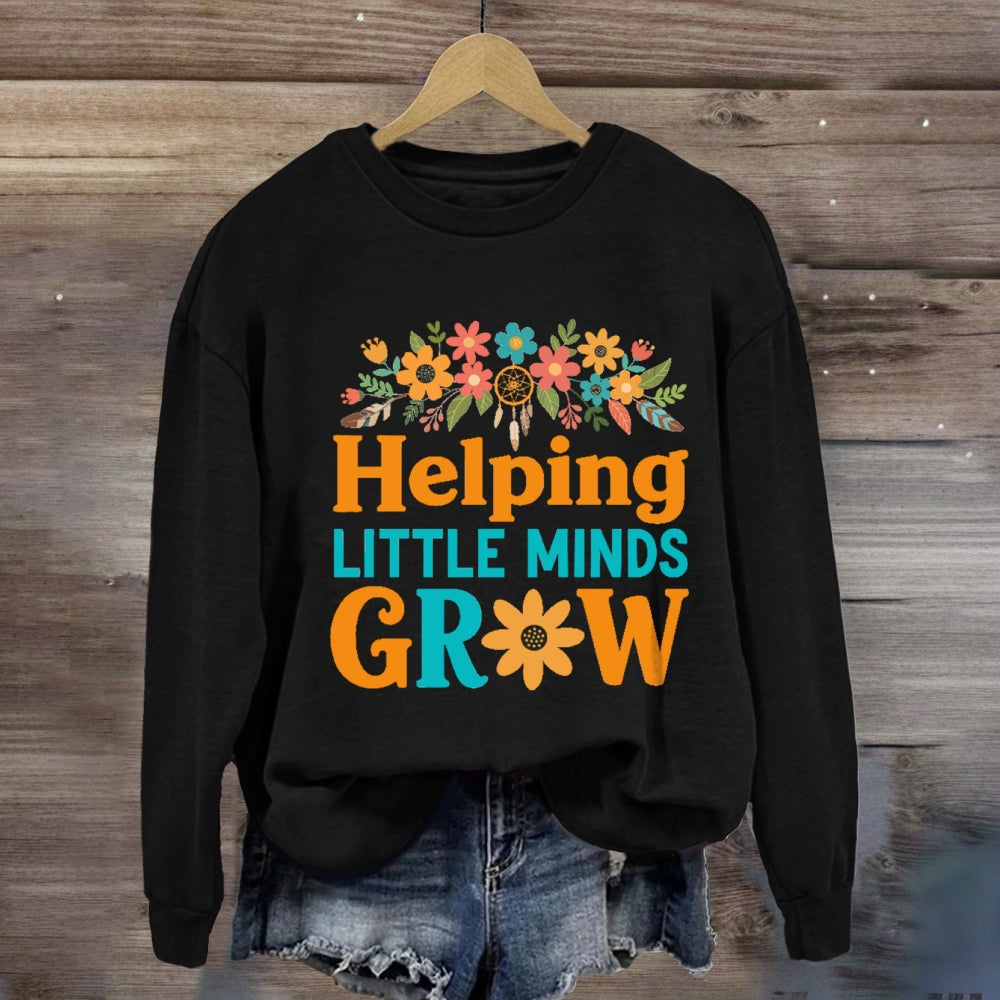 Sunflower Helping Little Minds Grow Sweatshirt