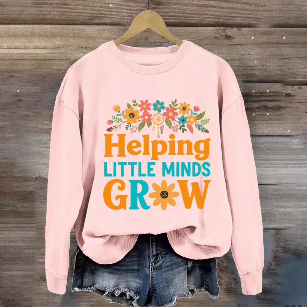 Sunflower Helping Little Minds Grow Sweatshirt