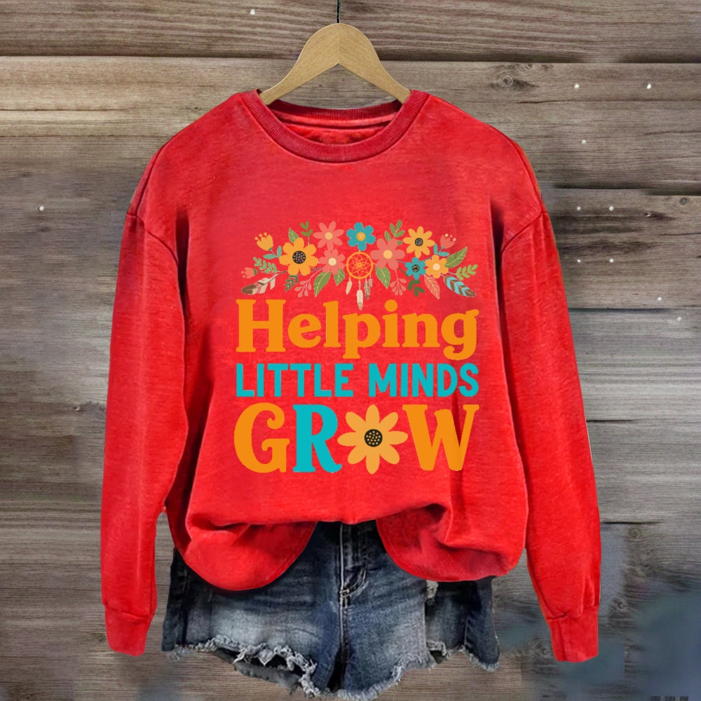 Sunflower Helping Little Minds Grow Sweatshirt