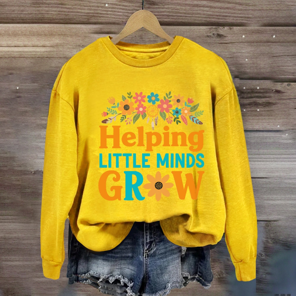 Sunflower Helping Little Minds Grow Sweatshirt