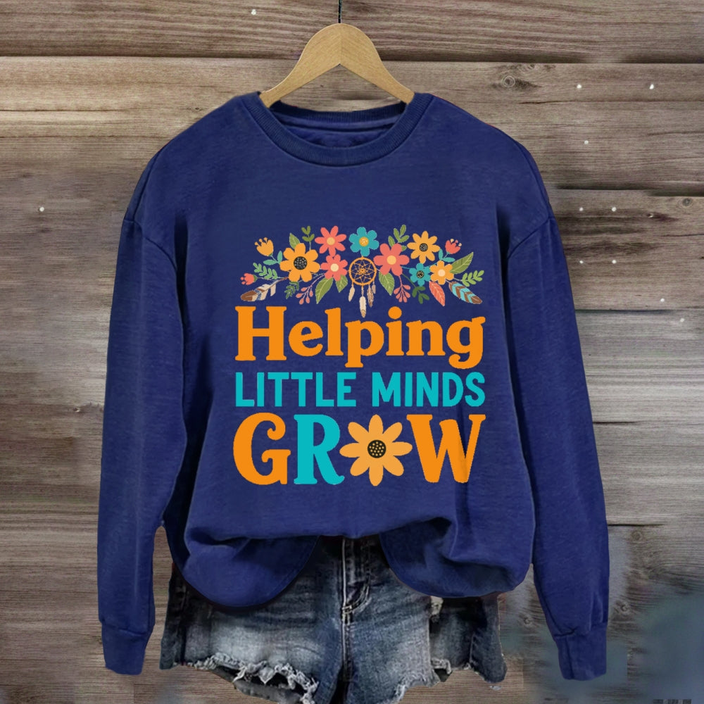Sunflower Helping Little Minds Grow Sweatshirt
