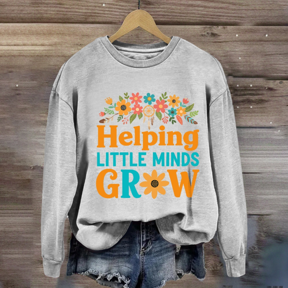 Sunflower Helping Little Minds Grow Sweatshirt