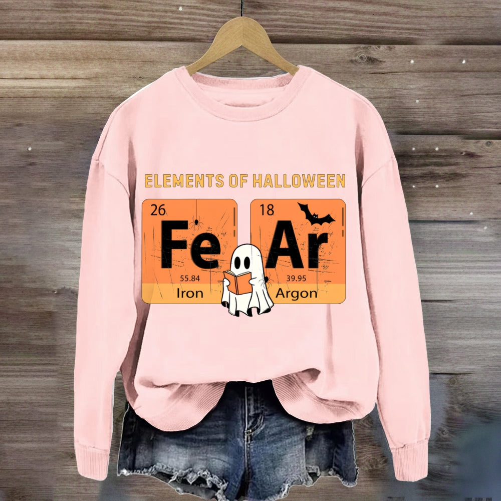 Elements Of Halloween Fear sweatshirt