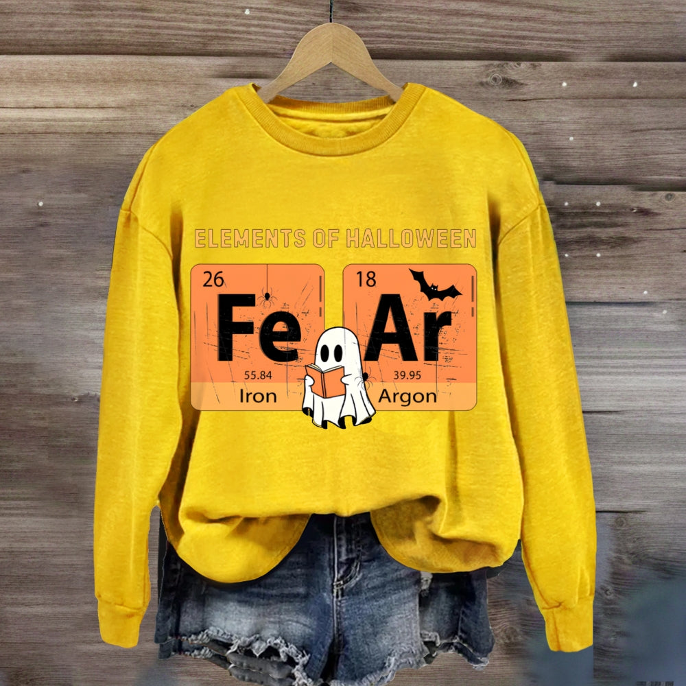 Elements Of Halloween Fear sweatshirt