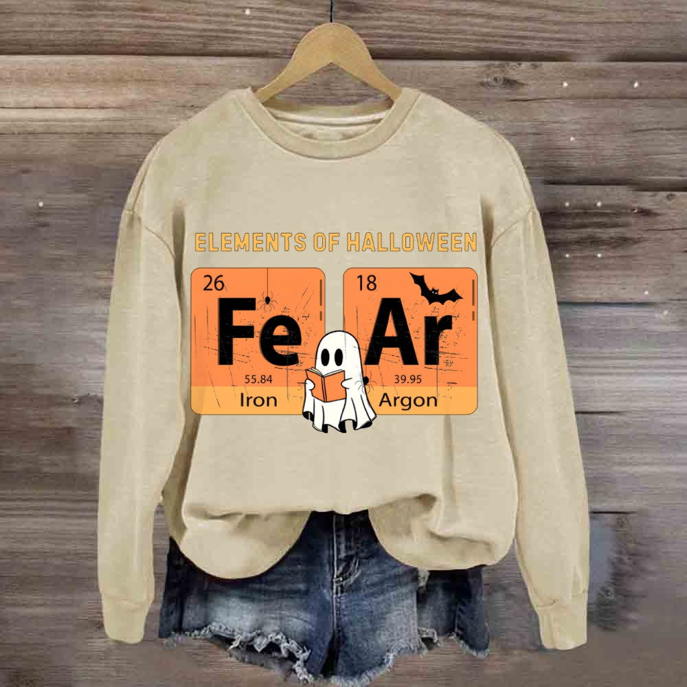 Elements Of Halloween Fear sweatshirt