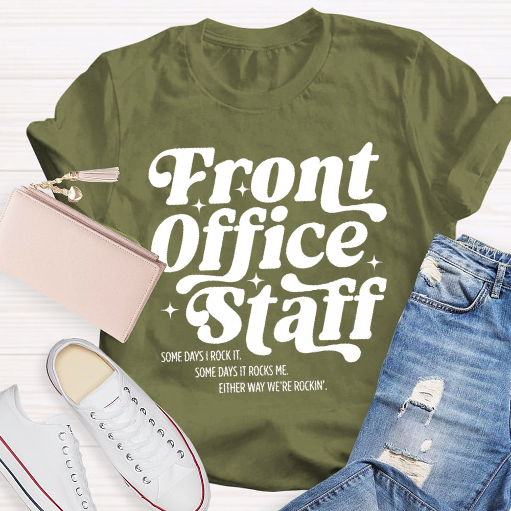 Front Office Staff  Letters T-shirt
