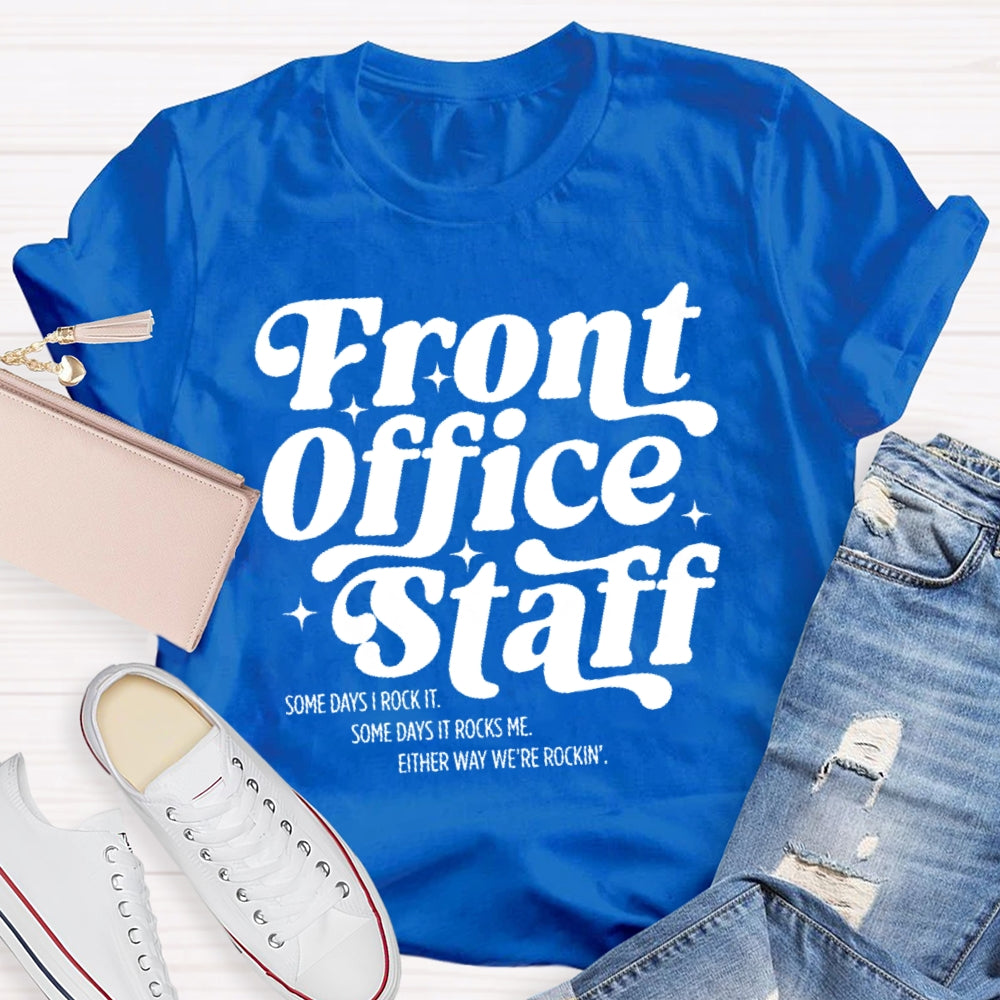 Front Office Staff  Letters T-shirt