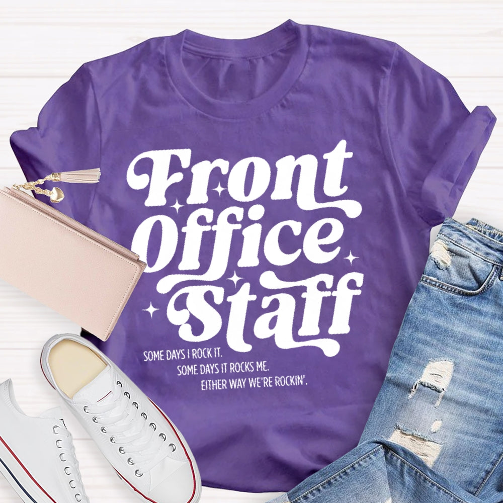 Front Office Staff  Letters T-shirt