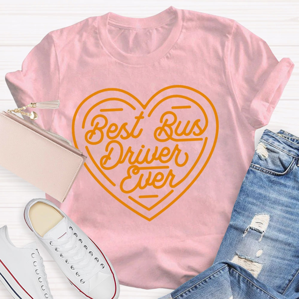 Best Bus Driver Crew T-shirt
