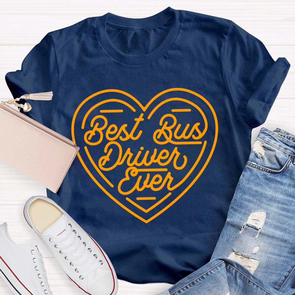 Best Bus Driver Crew T-shirt