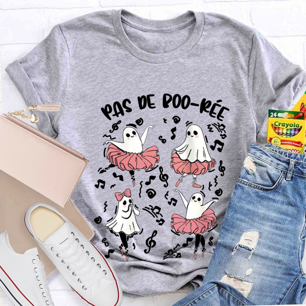 Pas De Boo-Ree Halloween Teacher T-Shirt