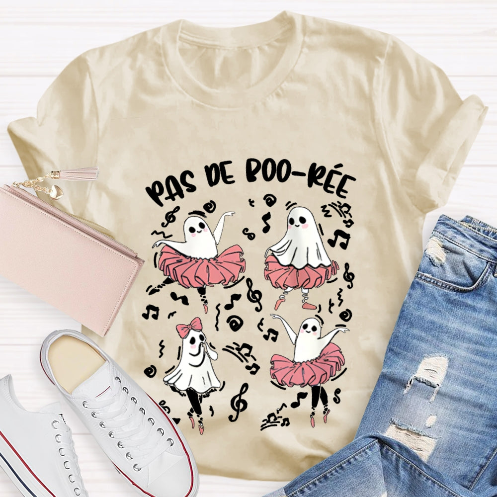 Pas De Boo-Ree Halloween Teacher T-Shirt
