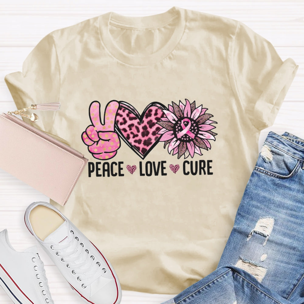 Peace Love Cure T-Shirt