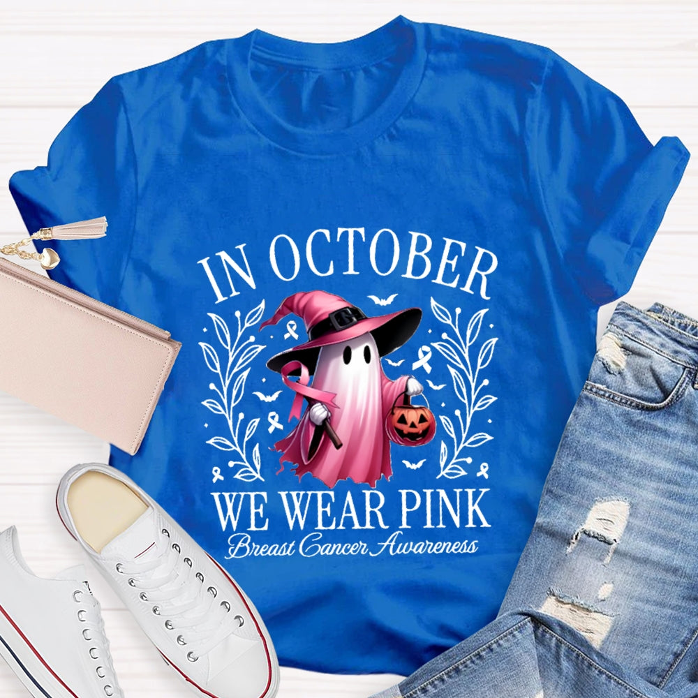 In October We Wear Pink T-shirt