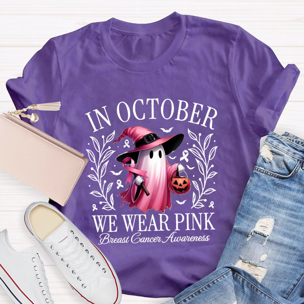 In October We Wear Pink T-shirt