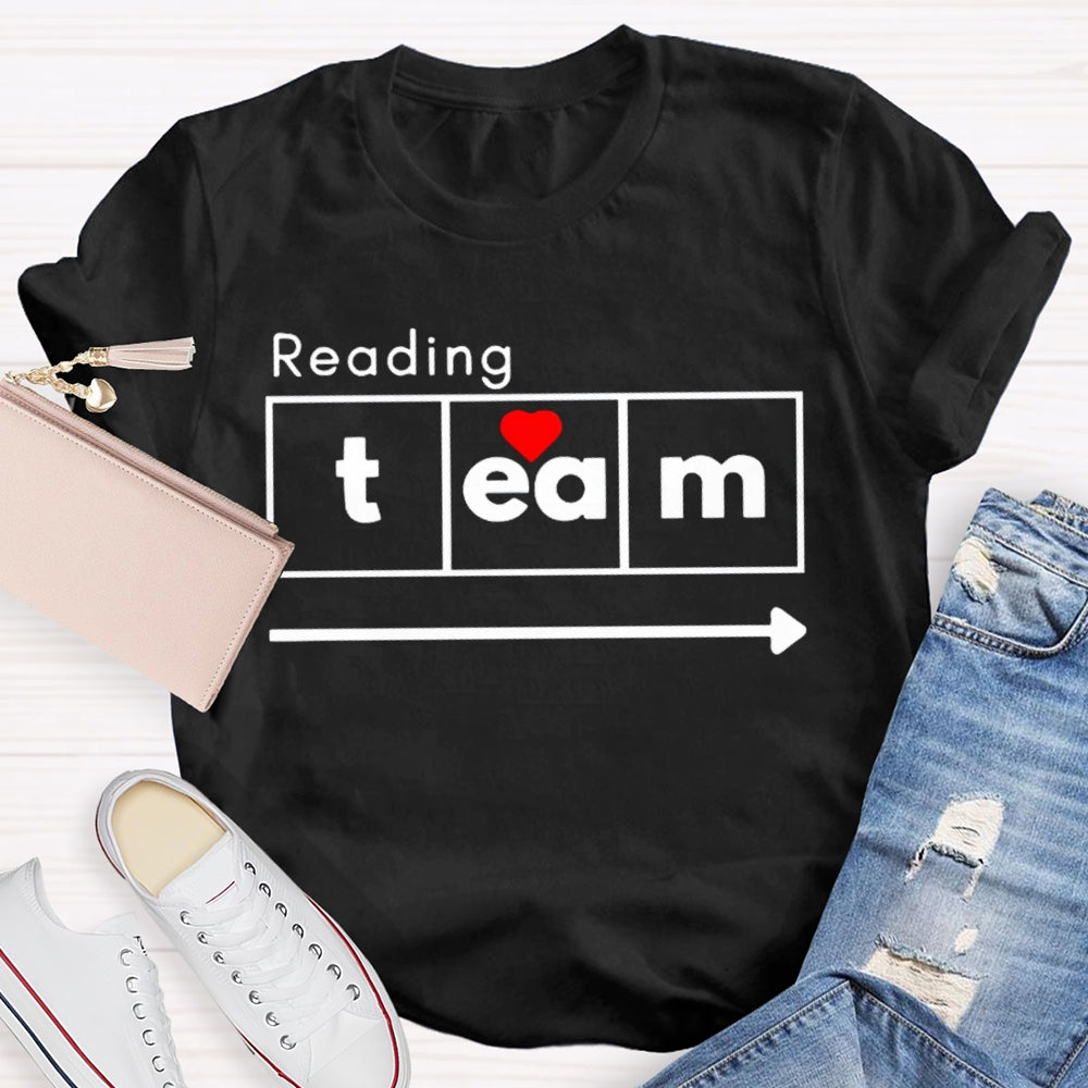 Reading Team Little Heart And Arrows T-shirt