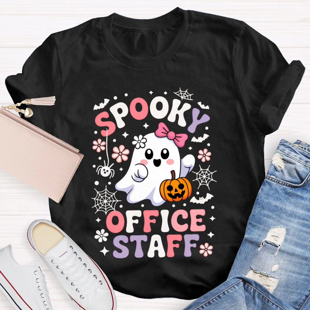 Spooky Office Staff Halloween T-shirt